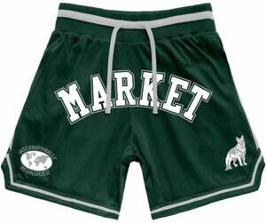 NEW MARKET men's game mesh shorts in green
